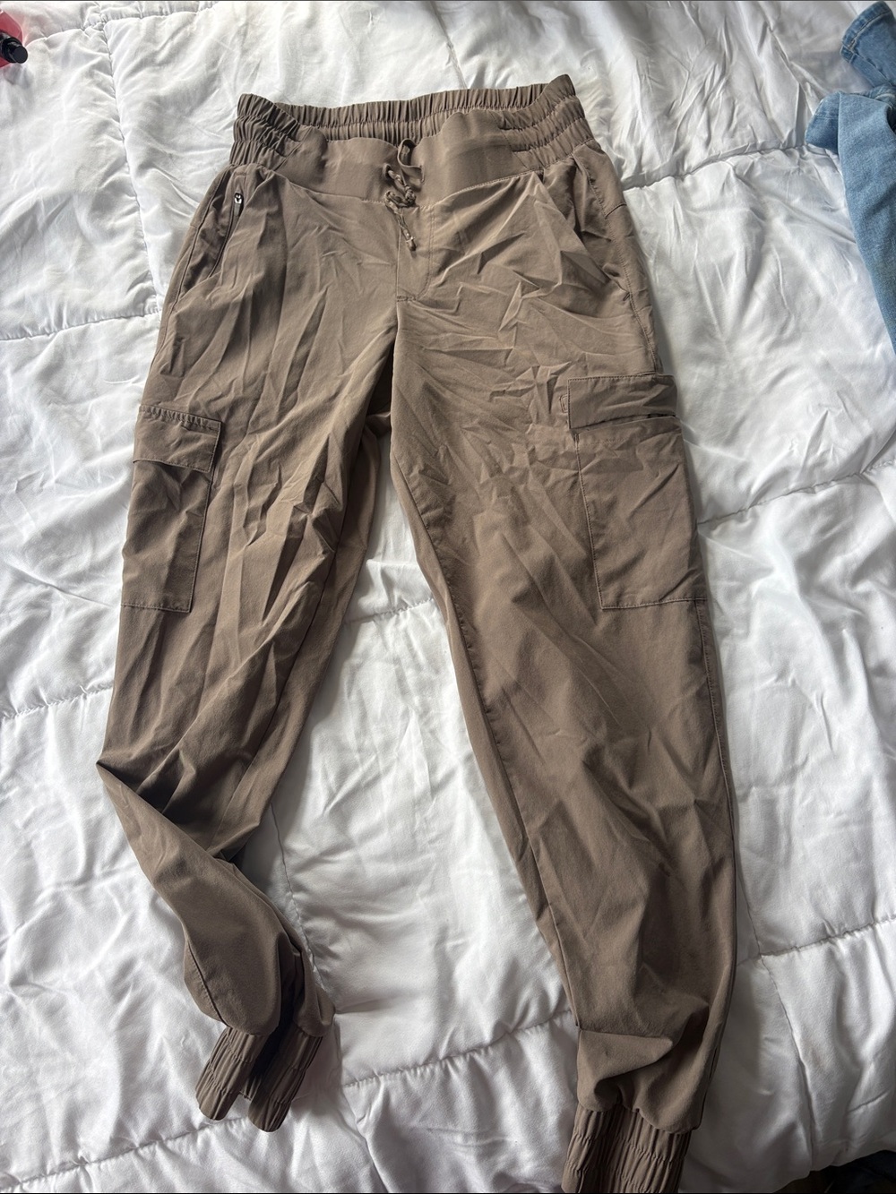 all in motion Women's Brown Cargo Jogger Pants